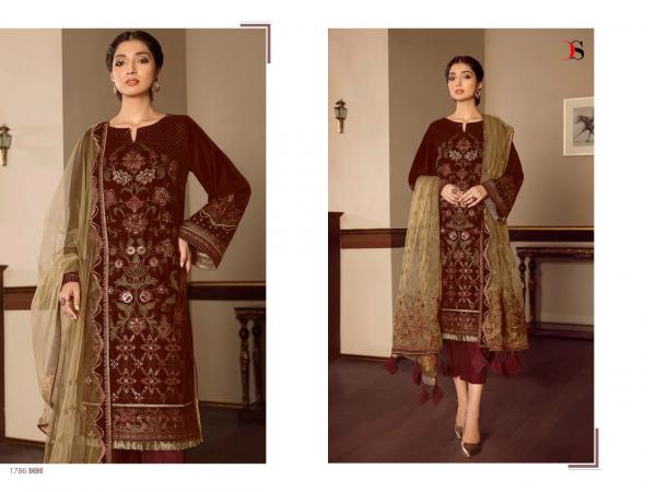  Deepsy Baroque Velvet Collection Embroidery Pakistani Salwar Suits